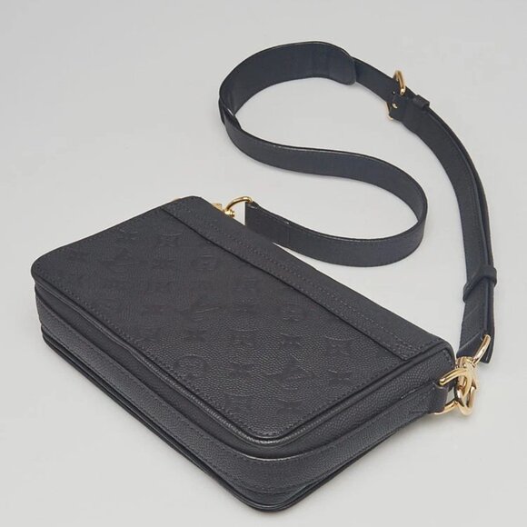 Louis Vuitton x NBA Black Monogram Leather Printed Messenger Bag - Picture 3 of 11